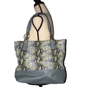 Simply Vera Vera Wang snakeskin print purse